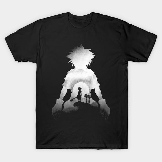 Monochrome Keyblade T-Shirt by FanFreak